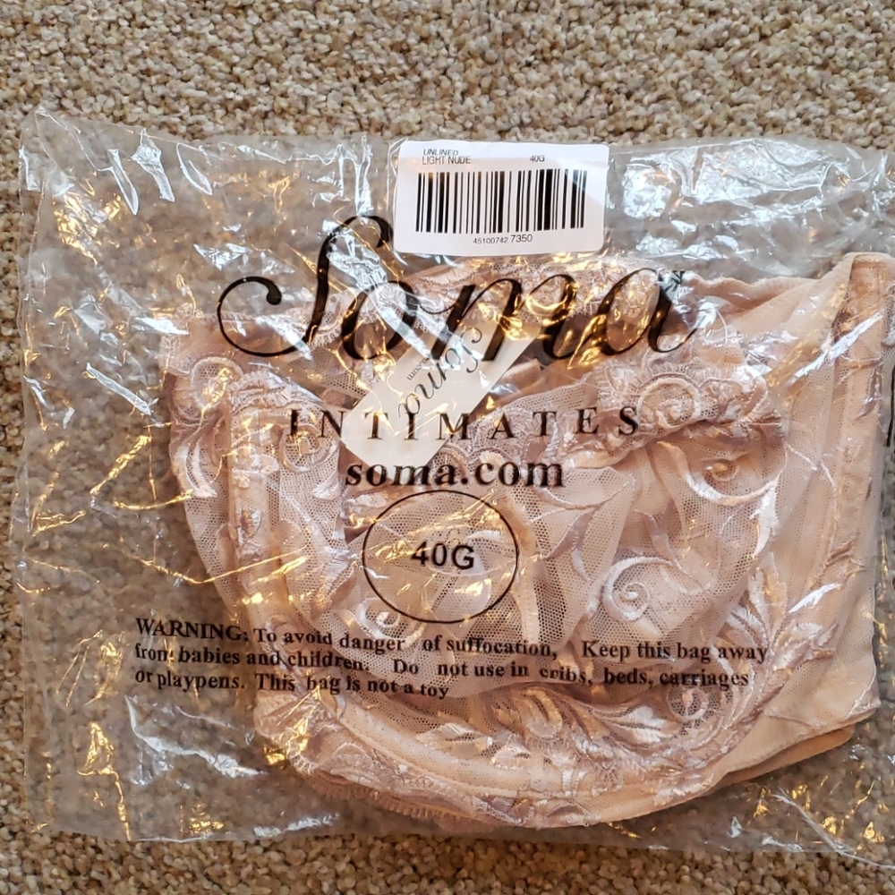 Sensuous lace unlined